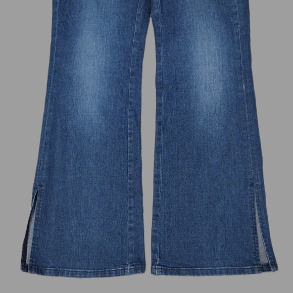 Michael Kors Slit Wide Leg Jeans, Size 4 - Picture 8 of 9